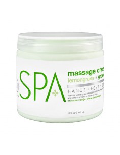 BCLspa - Lemongrass & Green Tea Massage Cream - 473ml